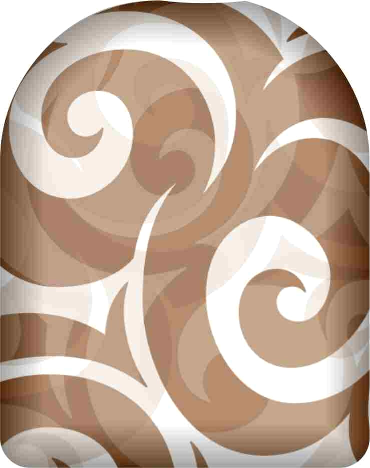 Ornamente braun weiß