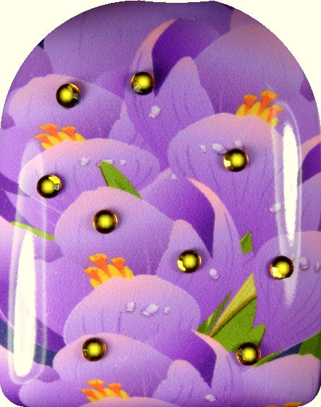 Lila Blüten bling