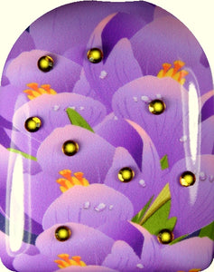 Lila Blüten bling